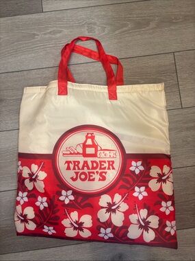 Trader Joe’s hibiscus Reusable Tote Bag